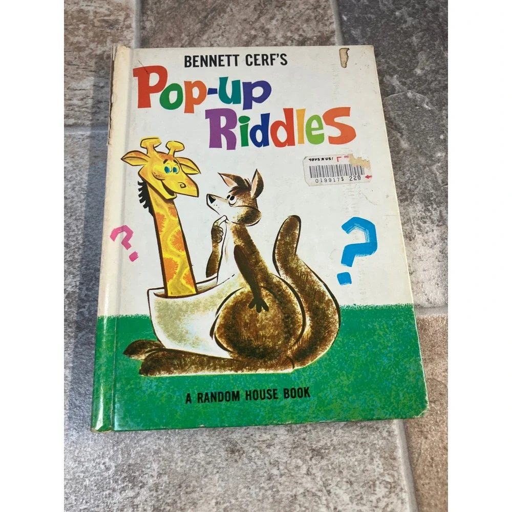 Bennett‎ Cerfs Pop Up Riddles Vintage Childrens Book Random House
